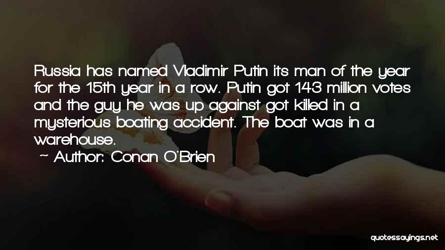 Boating Quotes By Conan O'Brien