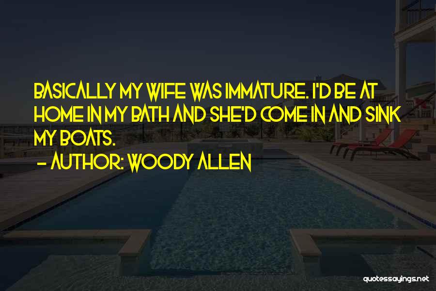 Boats Quotes By Woody Allen