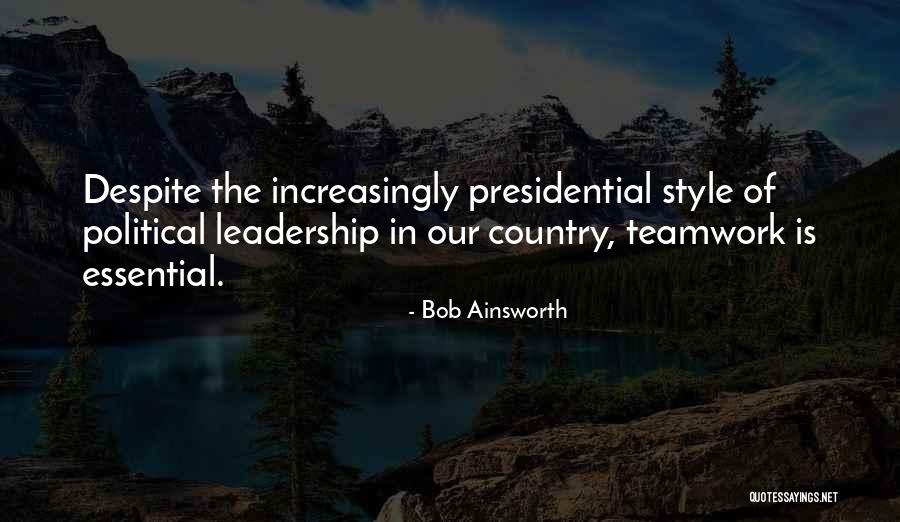 Bob Ainsworth Quotes 1130927