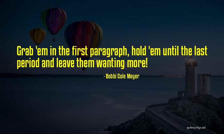 Bobbi Cole Meyer Quotes 1650170 Bobbi Cole Meyer Quotes 1650170