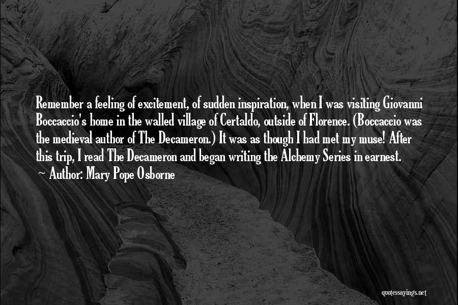 Boccaccio Quotes By Mary Pope Osborne