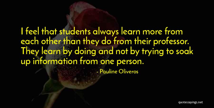 Bocelli And Son Quotes By Pauline Oliveros