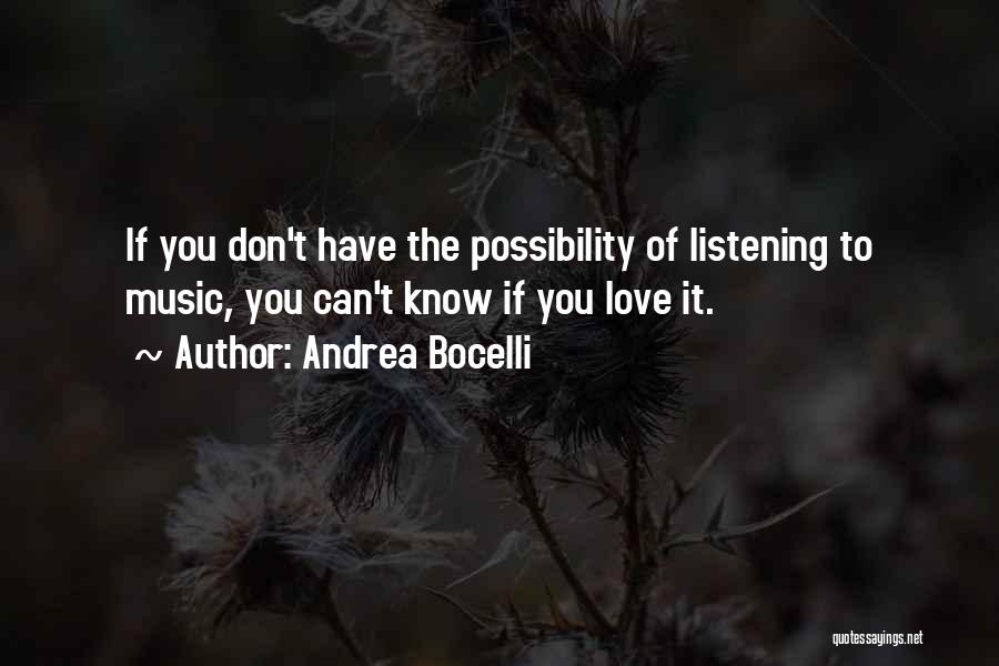 Bocelli Quotes By Andrea Bocelli