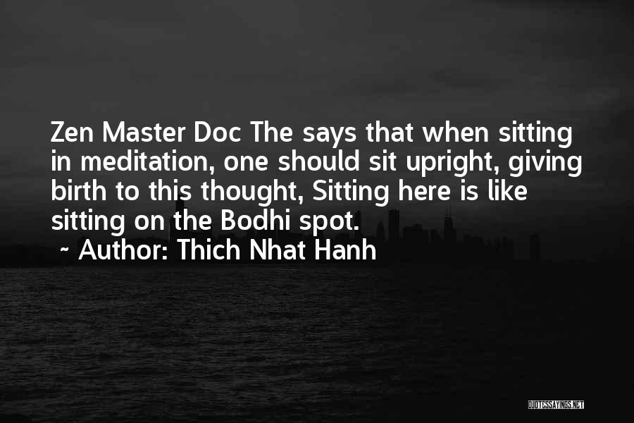 Bodhi Quotes By Thich Nhat Hanh