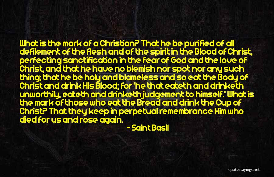 Body And Blood Of Christ Quotes By Saint Basil Body And Blood Of Christ Quotes By Saint Basil