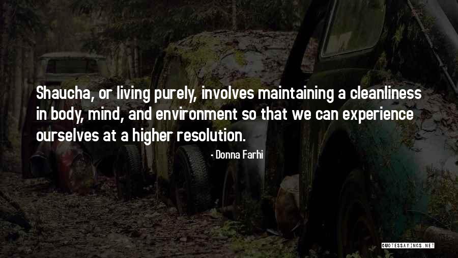 Body And Environment Quotes By Donna Farhi
