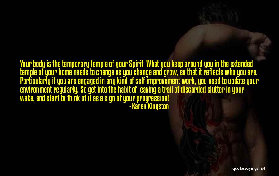 Body And Environment Quotes By Karen Kingston
