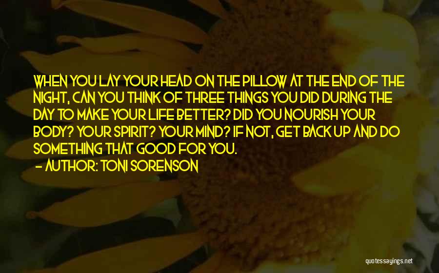 Body And Fitness Quotes By Toni Sorenson