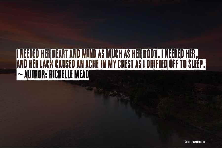 Body And Mind Quotes By Richelle Mead