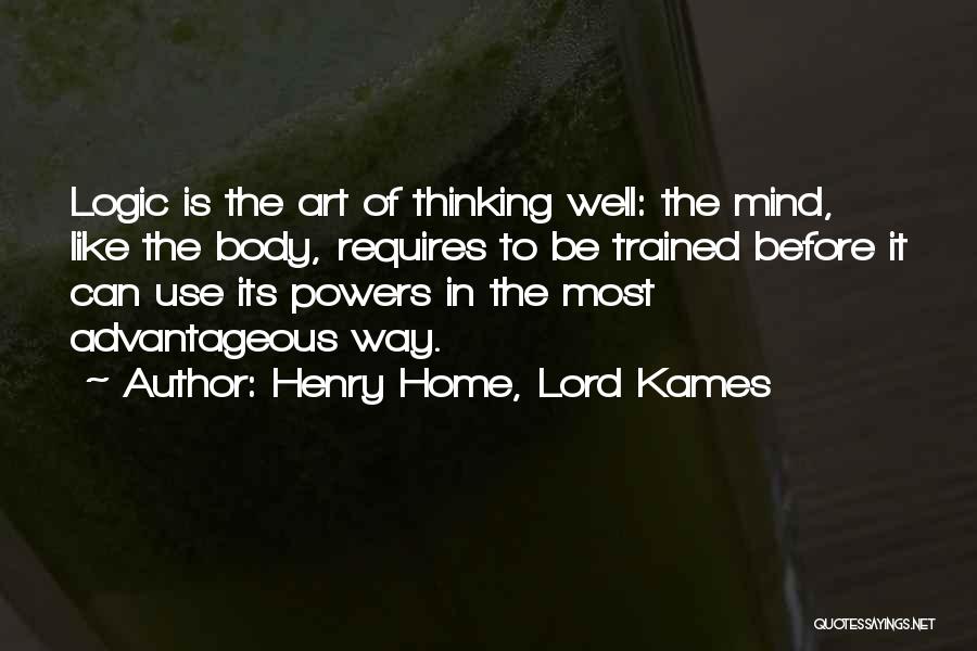 Body Art Quotes By Henry Home, Lord Kames