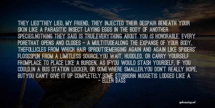 Body Burden Quotes By Ellen Bass Body Burden Quotes By Ellen Bass