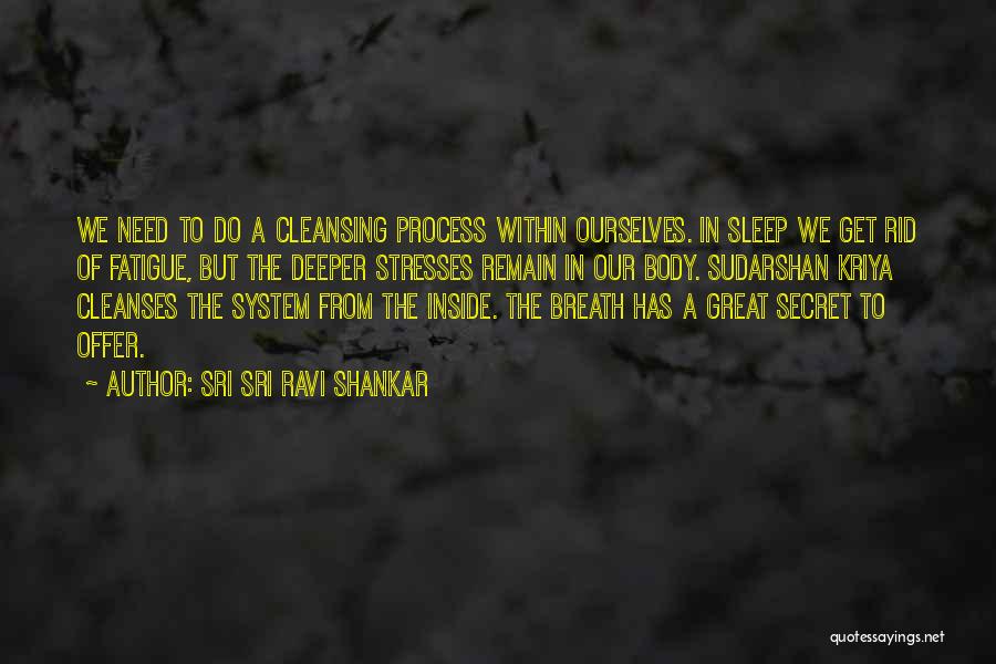 Body Cleansing Quotes By Sri Sri Ravi Shankar