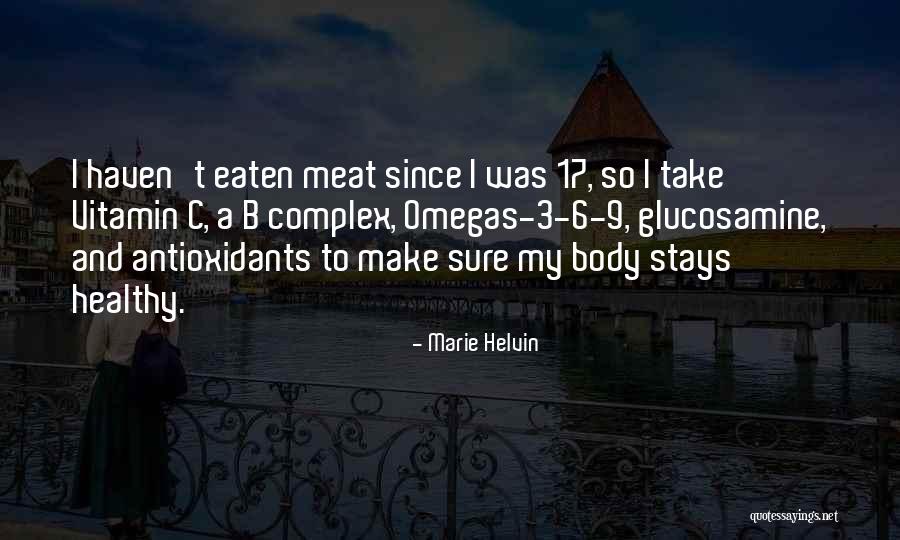 Body Complex Quotes By Marie Helvin Body Complex Quotes By Marie Helvin
