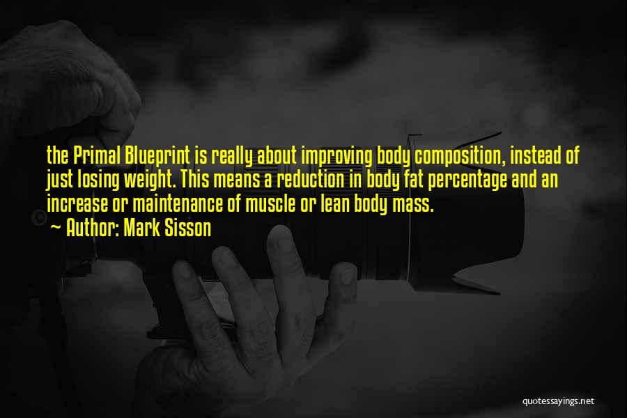 Body Composition Quotes By Mark Sisson