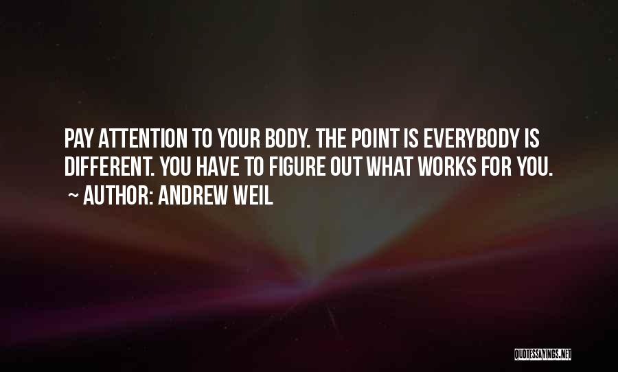 Body Figure Quotes By Andrew Weil