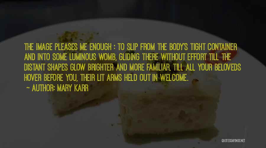 Body Image Quotes By Mary Karr