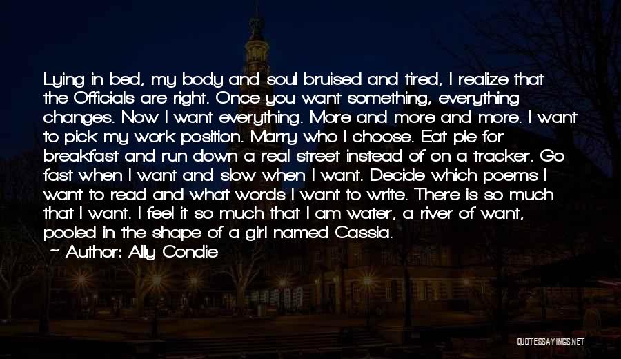 Body In Shape Quotes By Ally Condie