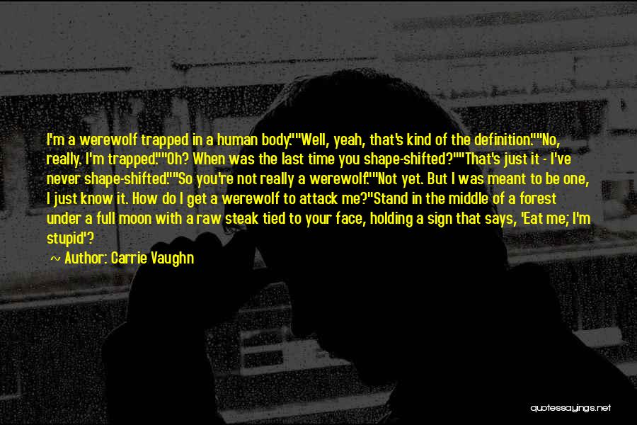 Body In Shape Quotes By Carrie Vaughn