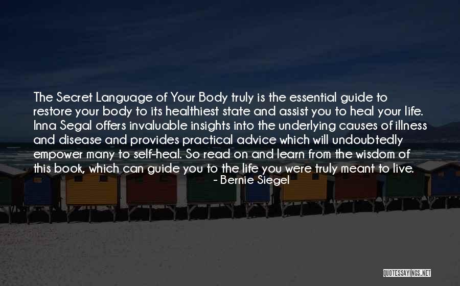 Body Language Book Quotes By Bernie Siegel