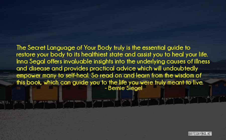 Body Language Quotes By Bernie Siegel