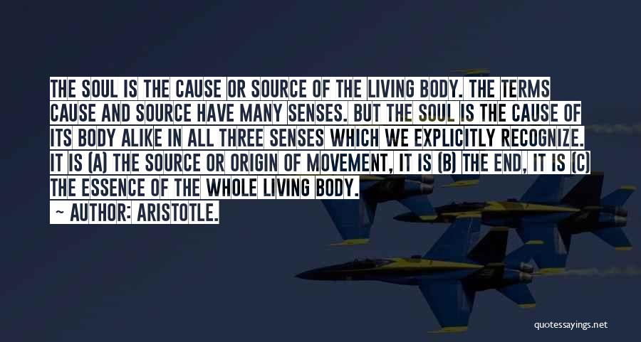 Body Movement Quotes By Aristotle.