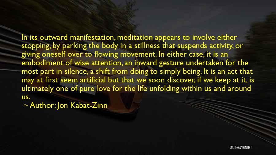 Body Movement Quotes By Jon Kabat-Zinn