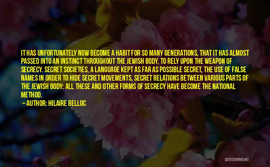 Body Movements Quotes By Hilaire Belloc