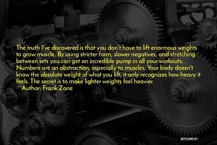 Body Muscles Quotes By Frank Zane