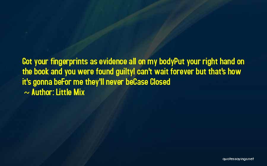 Body Of Evidence Book Quotes By Little Mix
