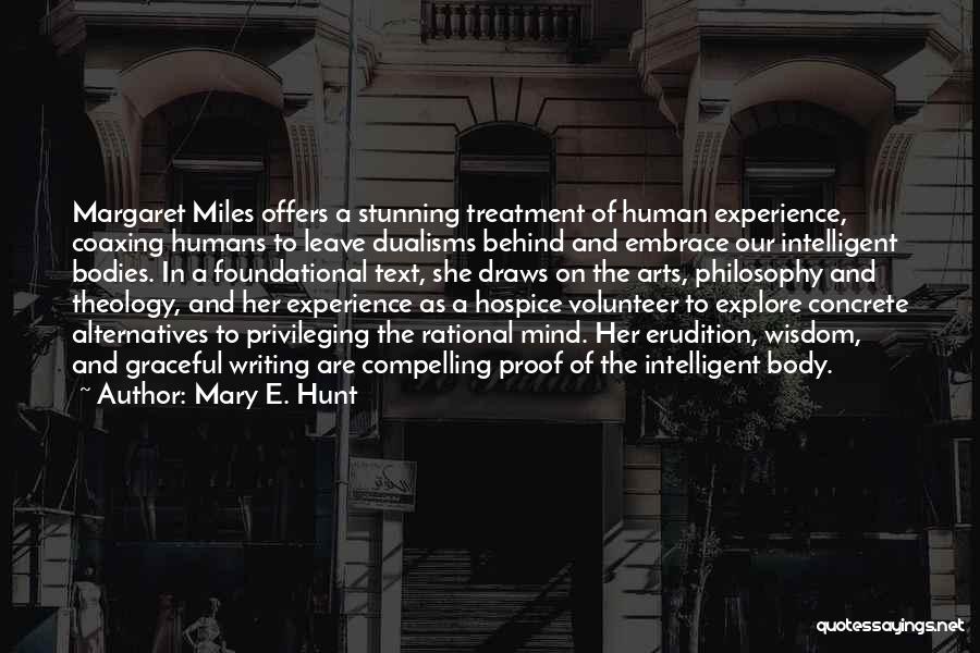 Body Of Proof Quotes By Mary E. Hunt