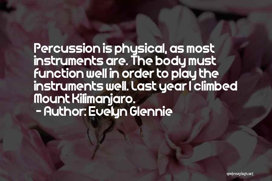 Body Percussion Quotes By Evelyn Glennie