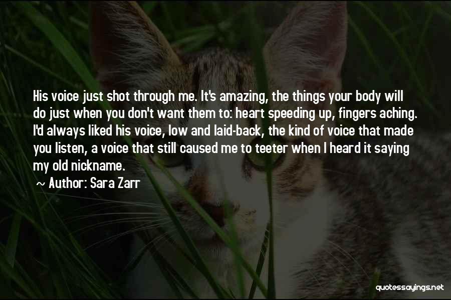 Body Shot Quotes By Sara Zarr