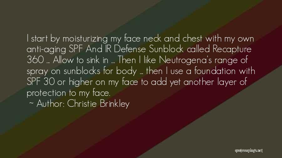 Body Spray Quotes By Christie Brinkley