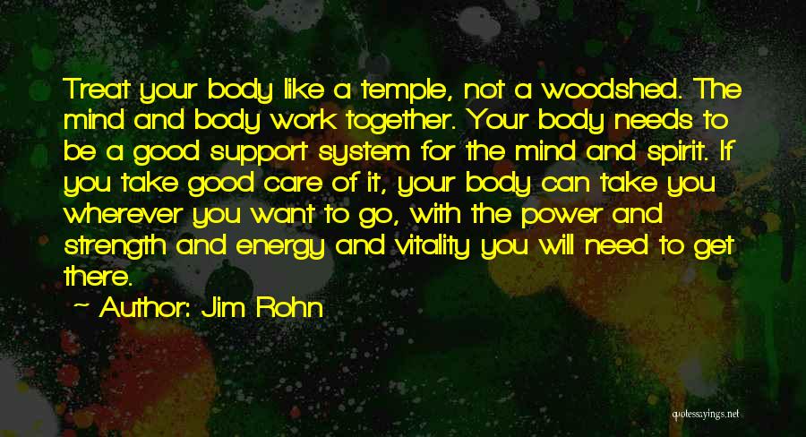 Body Systems Quotes By Jim Rohn