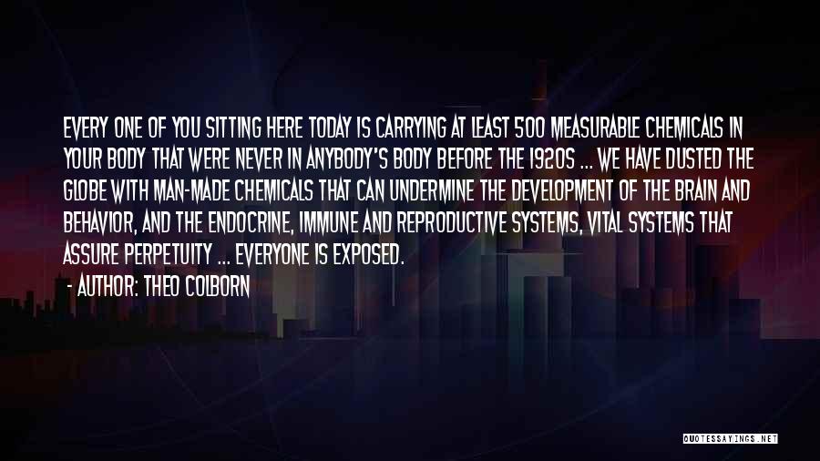 Body Systems Quotes By Theo Colborn