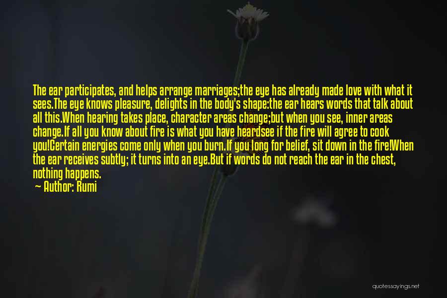 Body Talk Quotes By Rumi