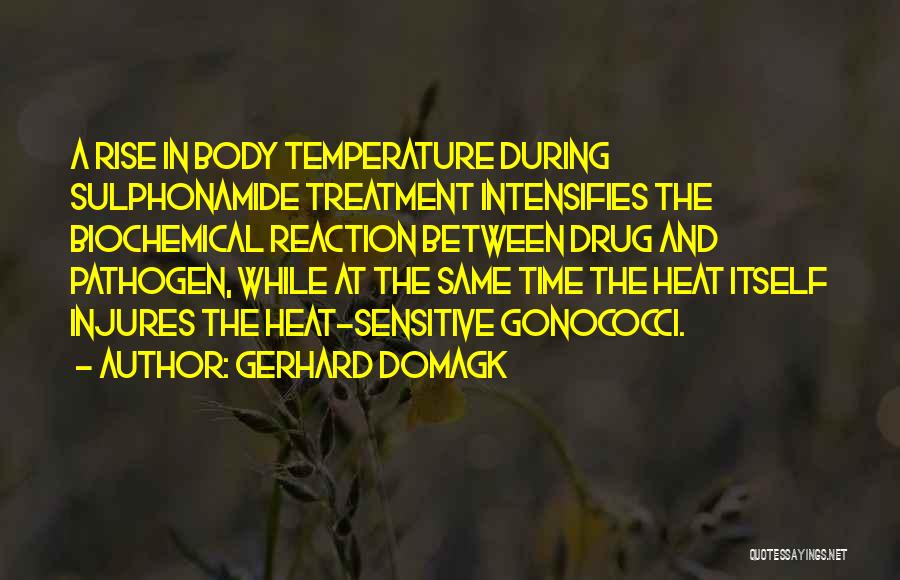 Body Temperature Quotes By Gerhard Domagk