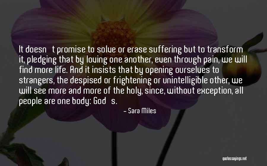 Body Transform Quotes By Sara Miles