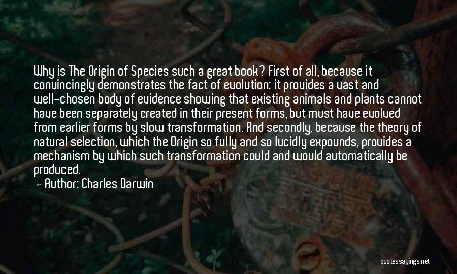 Body Transformation Quotes By Charles Darwin