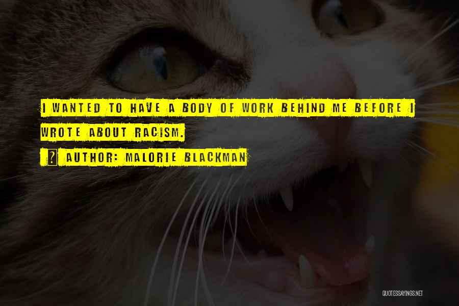 Body Work Quotes By Malorie Blackman