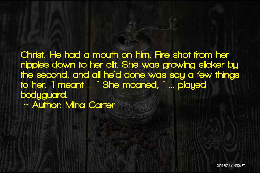 Bodyguard Quotes By Mina Carter