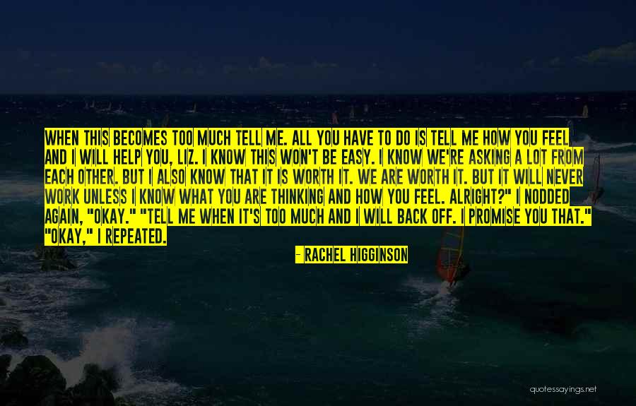 Boettcher Supply Beloit Quotes By Rachel Higginson Boettcher Supply Beloit Quotes By Rachel Higginson