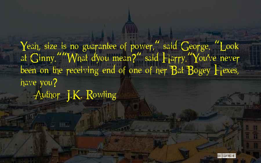 Bogey Quotes By J.K. Rowling