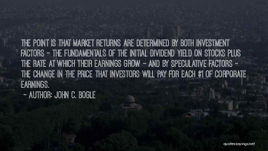 Bogle Quotes By John C. Bogle