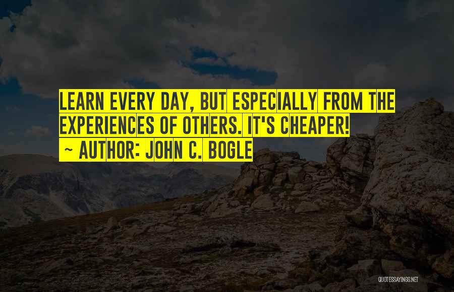 Bogle Quotes By John C. Bogle