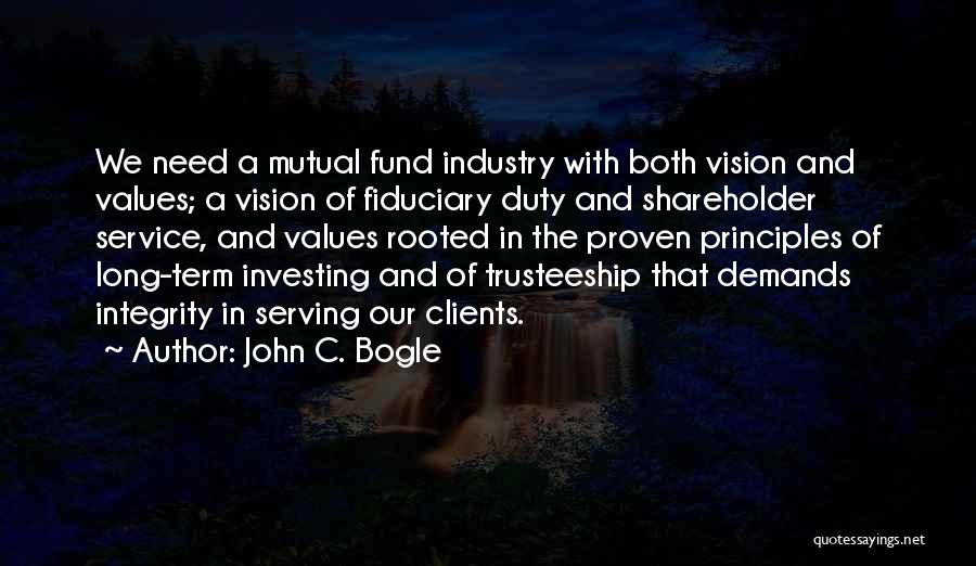 Bogle Quotes By John C. Bogle