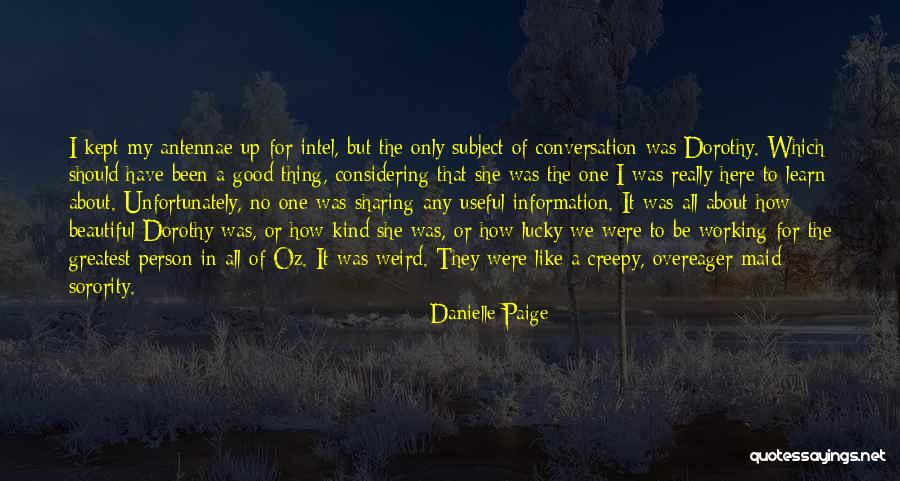 Bohnenkraut Quotes By Danielle Paige Bohnenkraut Quotes By Danielle Paige