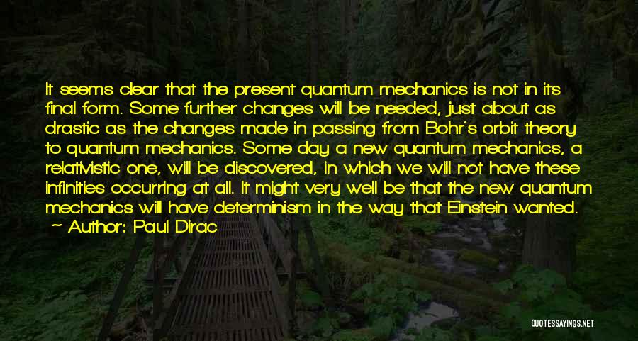 Bohr Quotes By Paul Dirac