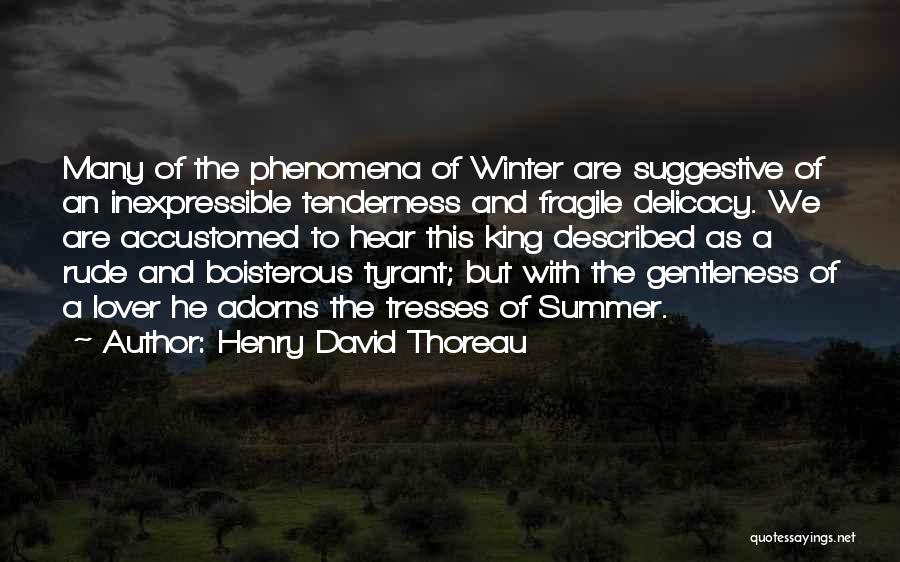 Boisterous Quotes By Henry David Thoreau