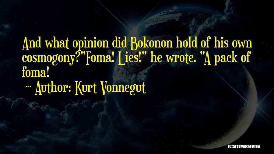 Bokonon Quotes By Kurt Vonnegut